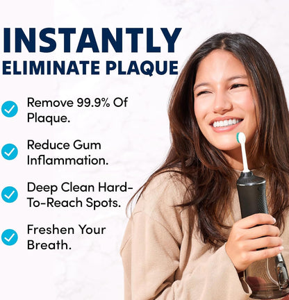 Professional Water Flosser - Advanced Dental Care for a Healthier Mouth, Gum, and Teeth - IPX7 Waterproof Oral Irrigator | 7 Replacement Tips, Travel-Friendly, Rechargeable - Oral Hygiene