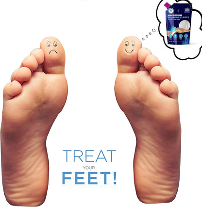 Dead Sea Magnesium Flakes Bath Salts | Premium Magnesium Supplement Bath Salts (5 Pound)