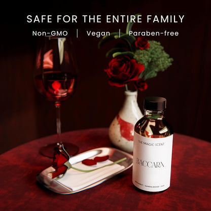Baccara Diffuser Oil - Hotel & Home Luxury Scents Inspired by Baccarat Rouge - Diffuser Oil Scents for Home Designed for Use in All Diffusers - 8.5 fl oz, 250 mL