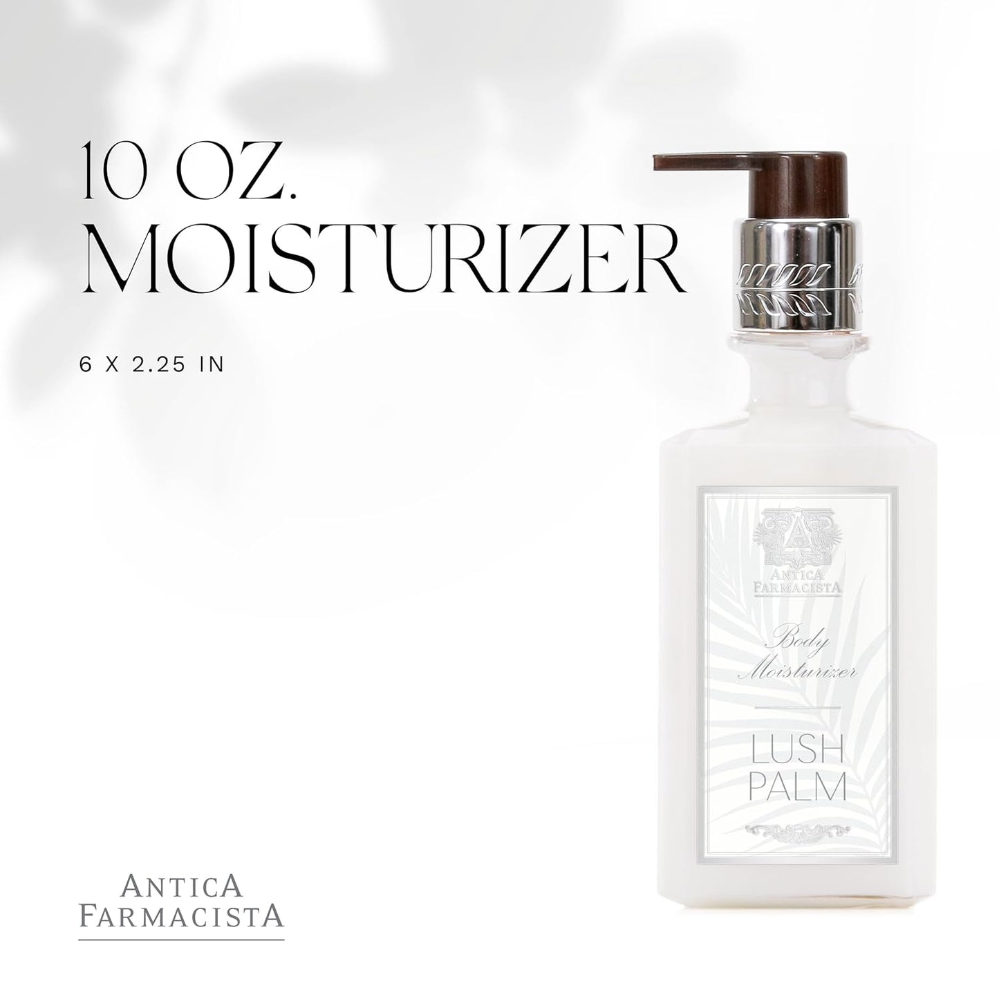 Antica Farmacista Body Moisturizer - Moisturizing Scented Lotion - Premium Body Moisturizer - Luxury Gift for Women & Men - Hand & Skin Hydration - Lush Palm, 10 Fl Oz