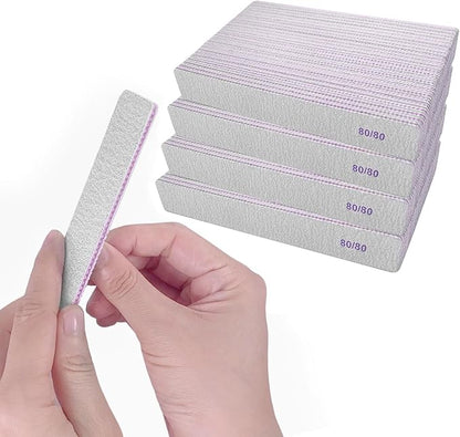 80/80 grit nail files (100