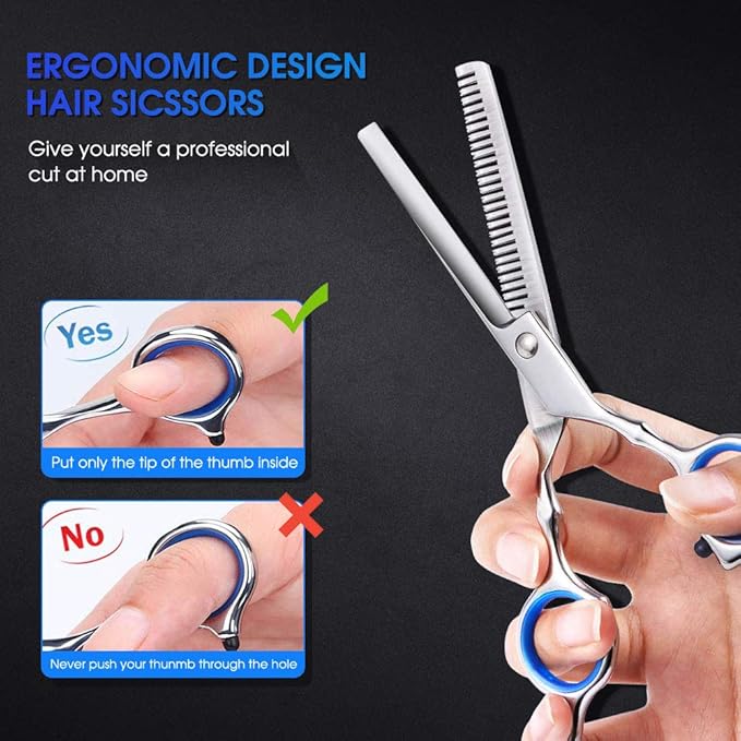 Hair Cutting Scissors Kits, 10
