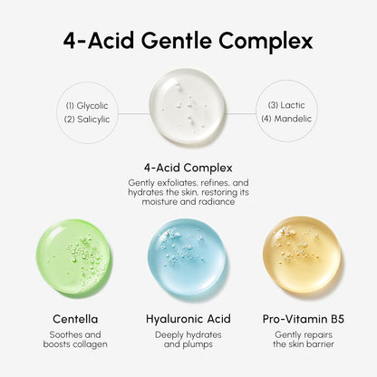 MAREE Exfoliating Toner with Salicylic Acid – AHA BHA Face Exfoliant & Pore Cleaner – BHA Liquid Exfoliant for Sebum & Dead Skin Care Remover – Face Exfoliator – Acido Salicilico Exfoliante Facial