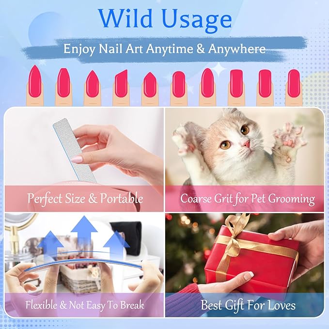 25pcs nail file professional, 100/100