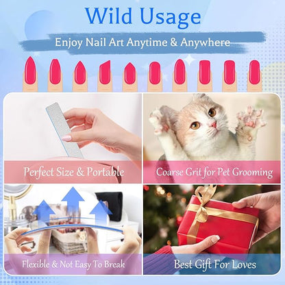 25pcs nail file professional, 100/100