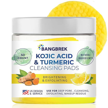 Kojic turmeric cleansing pads: turmeric