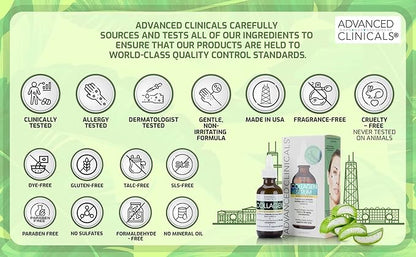 Advanced clinicals collagen facial serum,