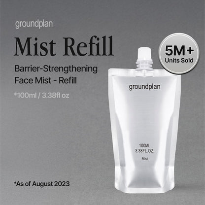 Silver Frost Mist, Refill - Facial Barrier Toner Spray with 80% Witch Hazel Water, Cica for Skin Barrier Repair, Recovery for Sensitive Skin, Dewy Hydration, Korean Skin Care (3.38 fl oz)