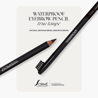 Sorme' Treatment Cosmetics Natural Definitive Waterproof Eyebrow Pencil, Rich Brown, 0.04 Ounce (Pack of 1)