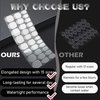 300PCS Nail Adhesive Tabs Extra Strong | 10 Sheets Nail Sticky Tabs for Press Ons | Ultra Thin, Waterproof & Easy to Use Press On Sticky Tabs for Nails