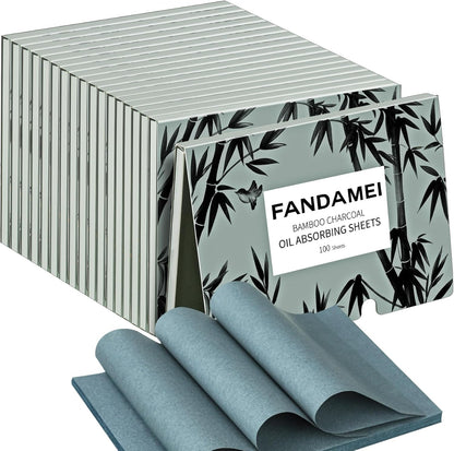 FANDAMEI 1800 Counts Oil Blotting Sheets For Face, Oil Blotting Papers For Face, Blotting Paper for Oily Skin, Oil Absorbing Sheets For Face, Oil Control Film, Oil Absorbing Tissues