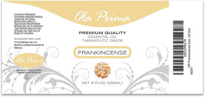 Ola Prima Oils 8oz - Frankincense Essential Oil - 8 Fluid Ounces - Frankincense Oil Therapeutic Grade