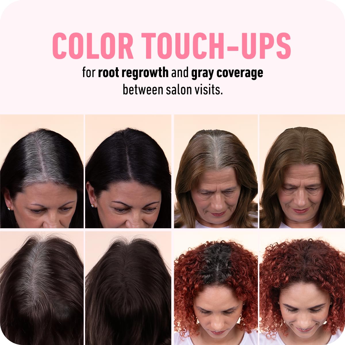 BOLDIFY Hairline Powder - Root Touch Up Hair Color for Gray Coverage - Bald Spot Concealing Hair Powder for Women & Men - 48-Hour Stain-Proof - Light Brown