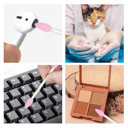 Xl pink thick cotton swabs