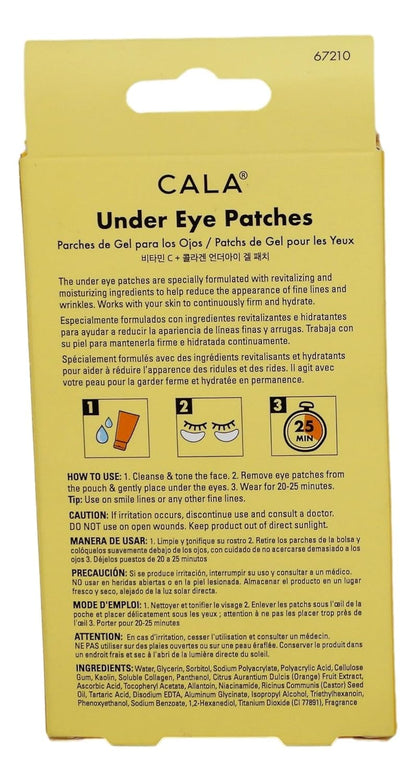 Cala Collagen & gold hydrogel under eye patch 10 count, 10 Count