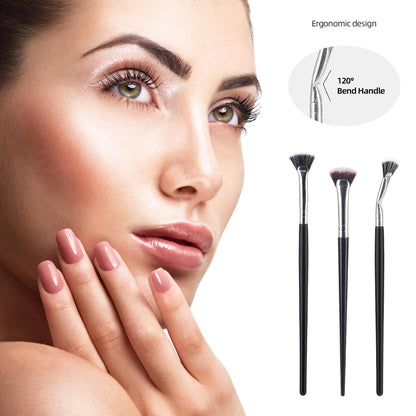 6 Pack Eyelash & Eyebrow Combs, Dual-ended Spoolie Mascara Brush and Lash Separator Tool for Eyelash Extensions