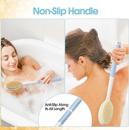 Back scrubber anti slip for