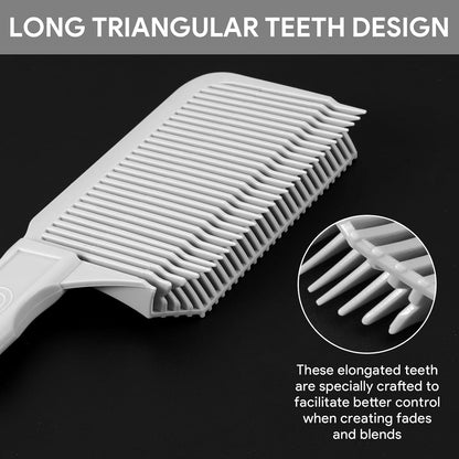 3 PCS Professional Hair Fade Guide Comb For Men, Blend Haircut Positioning Comb, Proximity Curved Trim Hairdressing Barber Transition Combs, Hair Blending Fader Layering Tool For Salon Or Home Use