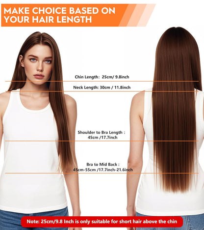 42 Pieces Heatless Waves Hair Curler, No Heat Damage Wavy Hair Curlers with 2 Sets of Styling Hooks, Heatless Curls for Women Girls Short Hair(4 Colors,25cm/ 9.9")