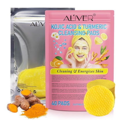 Kojic acid and turmeric cleansing