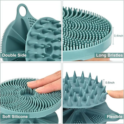 Innerneed 2-in-1 silicone body scrubber