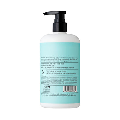 MARLOWE. No. 069 Morning Head Conditioner 15 Fl Oz, Conditioner for Men with Argan Oil & Coconut Oil, Nourishes & Smooths Hair, Formulated with No Parabens & Sulfates, Santal Scent