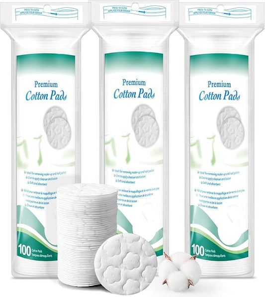 Premium cotton rounds for face,