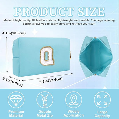 Personalized initial letter patch makeup