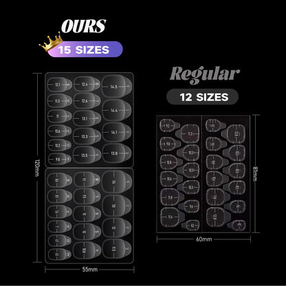 300PCS Nail Adhesive Tabs Extra Strong | 10 Sheets Nail Sticky Tabs for Press Ons | Ultra Thin, Waterproof & Easy to Use Press On Sticky Tabs for Nails