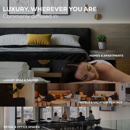 Aroma Country 1 Way Diffuser Oil - Luxury Hotel Santal Fragrance Oil for Diffuser Refill, Sandalwood Home Aroma Diffusers & Room Spray - My Way Premium Aromatherapy Oils & Home Scent (8.5 Fl Oz)