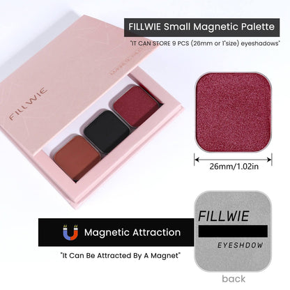 3-Color Eyeshadow Combo Pack – Matte & Shimmer Neutral Shades,Powder, Highly Pigmented, Long-Lasting, Refills Pans for Custom Magnetic Palette