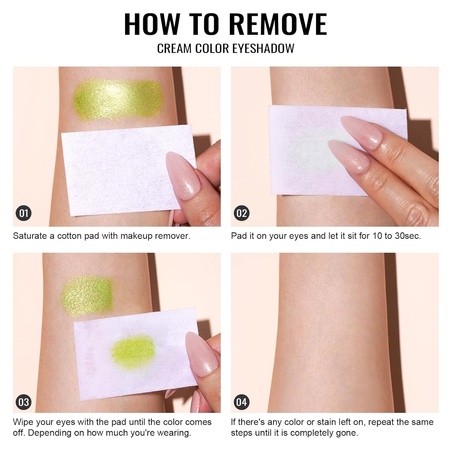 Oulac Pink Cream Eyeshadow also for Highlighter Large Capacity Highly Pigmented Eye Shadow Waterproof &Long Lasting with Moisturizing Formula, Shimmer Glitter Eye Makeup. 6g.(18)