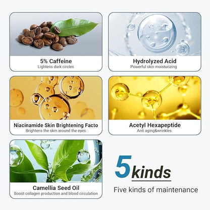 5% caffeine peptide eye serum,