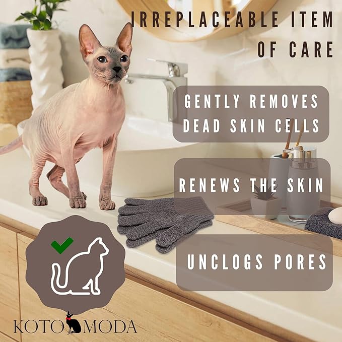 Sphynx hairless cats carbonized bamboo