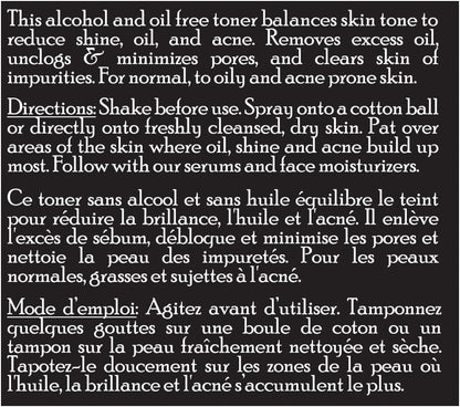 Brickell Men's Balancing Toner for Men, Natural and Organic Alcohol-Free Cucumber, Mint Facial Toner with Witch Hazel, 2 Ounce, Scented