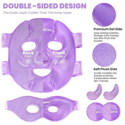 Ice face eye mask for
