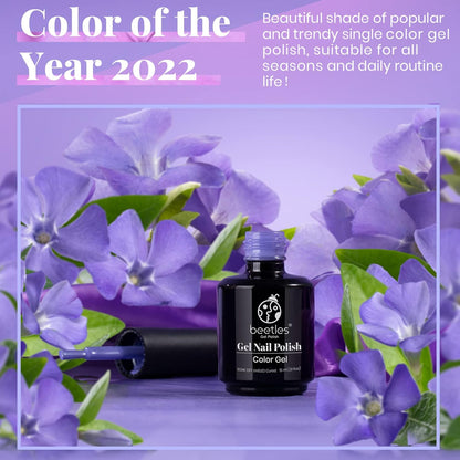 beetles Gel Polish Purple Gel Nail Polish Periwinkle Color 15ml Soak Off Uv Lamp Nail Art Manicure Salon Design DIY Home Gift for Women Girls