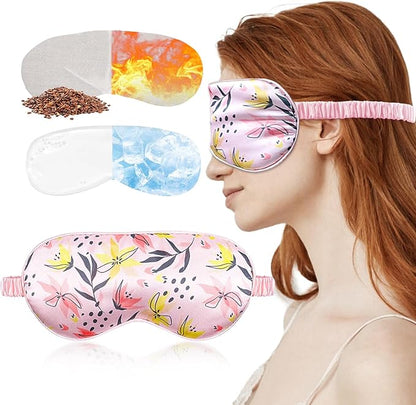 Cooling eye mask silky satin