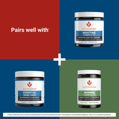 ACTIVATEDYOU Advanced Restorative Probiotic for Daily Use- 30 Strain Digestive Gut Health & Immune Function Support- Acidophilus Supplement for Radiant-Looking Skin (30 Capsules)