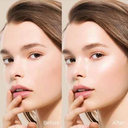 Dewy Highlighter Makeup, Highlighter Makeup Stick for Face and Body, Radiant & Shimmer Glow, Buildable Color for All Day | Vegan & Cruelty-Free | Champagne Beige Gold 15g/0.53fl.Oz