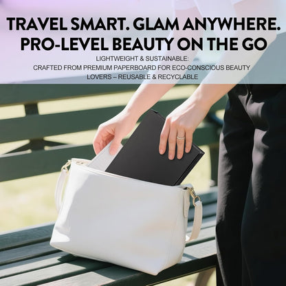 4-Layer Magnetic Makeup Palette Empty, Large Depotting Makeup Palette for Eyeshadow, Blush Powder, Lipstick