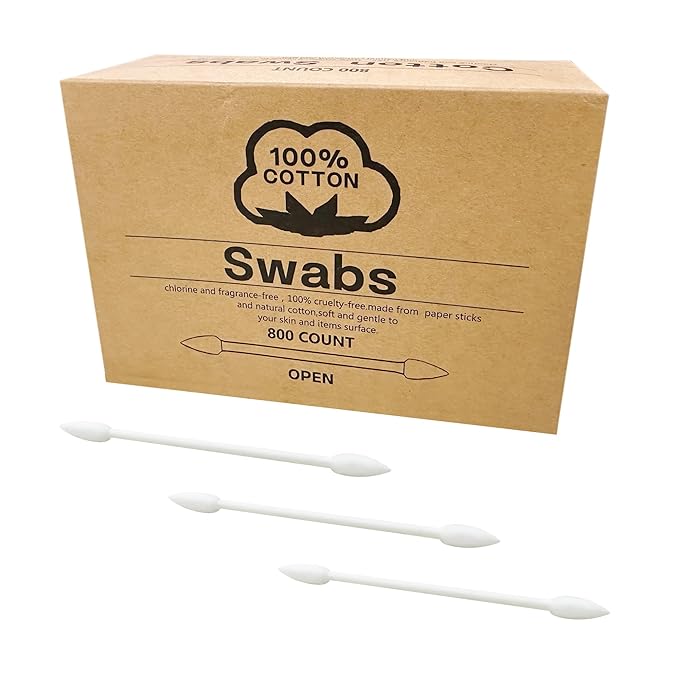 2400pcs precision tip cotton swabs/double