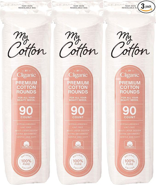 My cotton premium cotton rounds