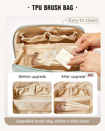 Eachy travel makeup bag,large capacity