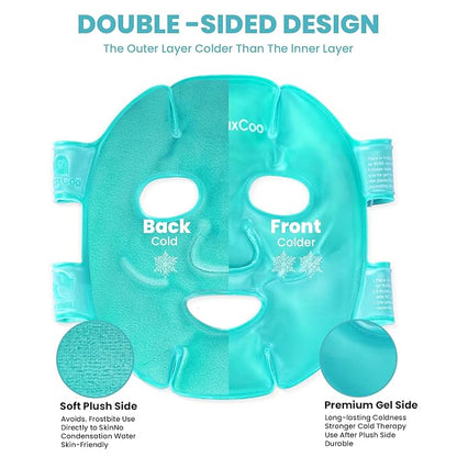 Cold face eye mask ice