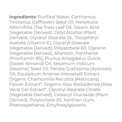 Derma E Tea Tree and Vitamin E Relief Cream – Deeply Moisturizing Tea Tree Lotion – Vitamin E Cream Soothes, Calms and Nourishes Dry, Irritated Skin, 4 oz