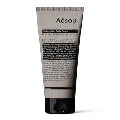 Aesop Redemption Body Scrub | Finely Milled Pumice and Aromatic Botanicals to Polish the Skin | 6.5oz / 180mL