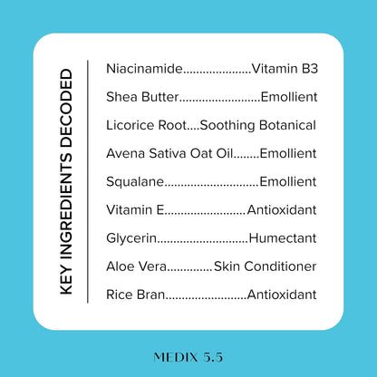 MEDIX Fragrance Free Niacinamide Face Moisturizer + Shea Butter Cream For Face & Body Lotion | Anti Aging Skin Care Firming Cream For Wrinkles, Dark Spots, Large Pores, 15 Fl Oz, 2-Pack