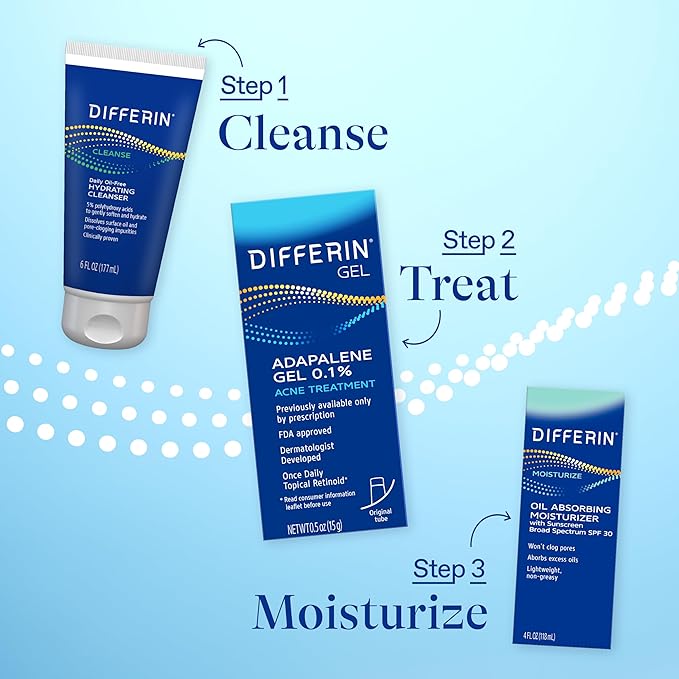 Differin acne treatment gel, 30