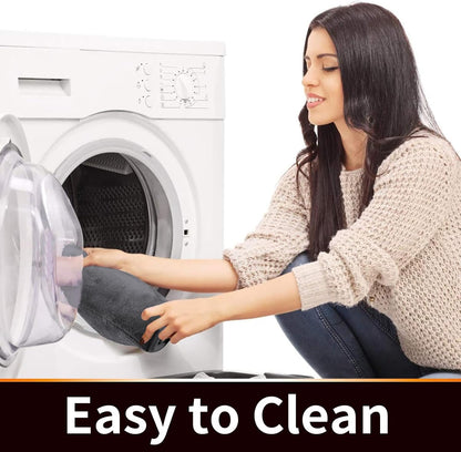 Yimobra Memory Foam Toilet Bath Mat U-Shaped, Soft and Comfortable, Super Water Absorption, Non-Slip, Thick, Machine Wash and Easier to Dry for Bathroom Commode Contour Rug, 24 X 24 Inches, Dark Gray